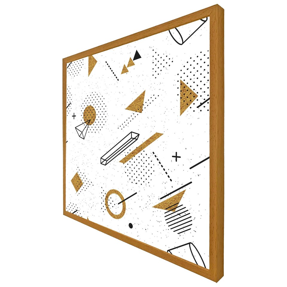 image 1 of Trendy geometric elements (Picture Frame) Grey / L