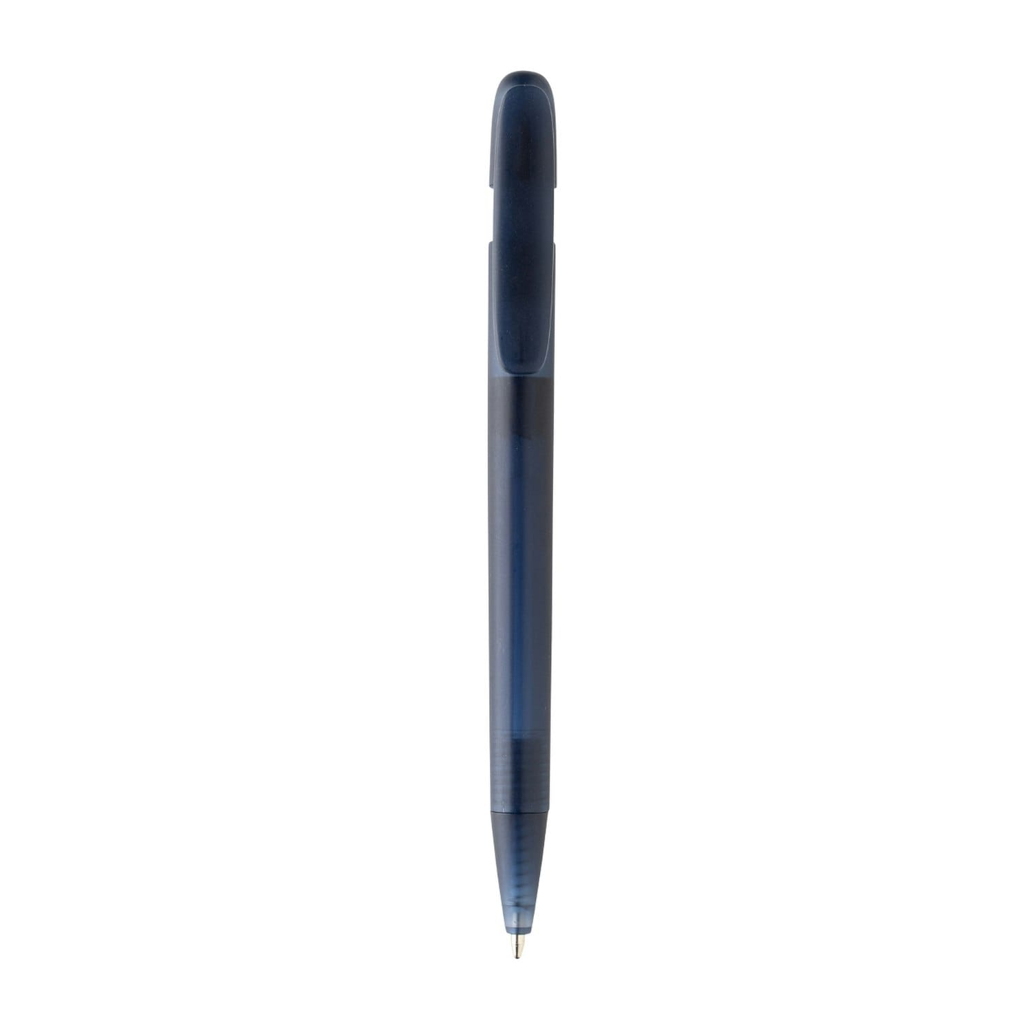 XD Collection Devin Transparent Recycled ABS Plastic Pen - Navy - One Size
