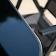 image 3 of Hectare 6 Seater Garden Furniture Reclining Glass Dining Set with Parasol Black