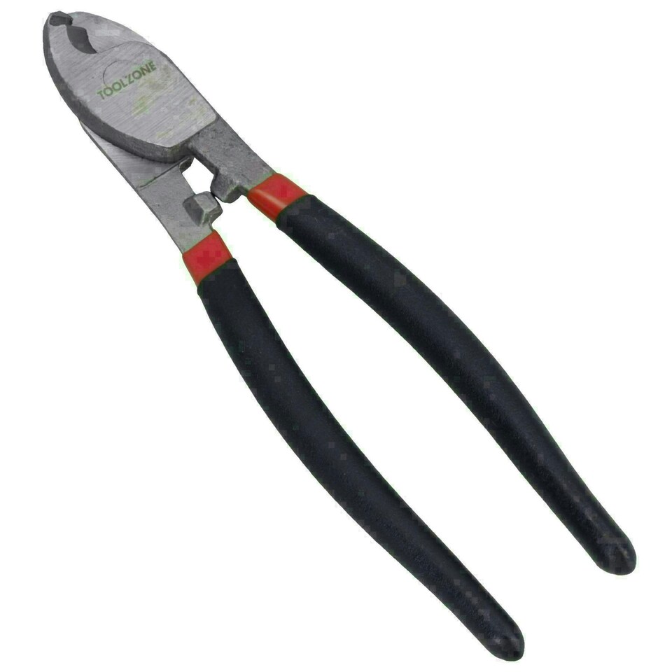 image 1 of 8" cable cutter / wire cutter cutting / snip / plier double dipped handles TE616
