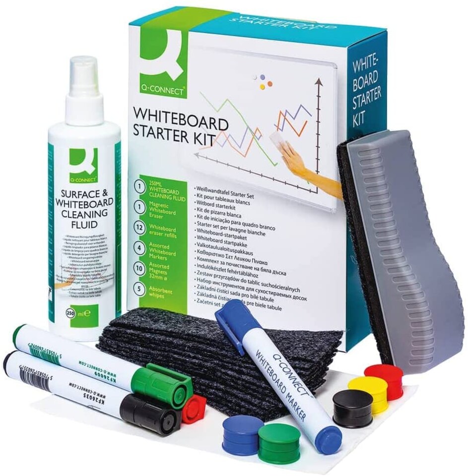 image 1 of Q-Connect Whiteboard Starter Kit