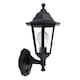 image 1 of ValueLights Mayfair Black Outdoor Wall Lantern With PIR Motion Sensor | Black