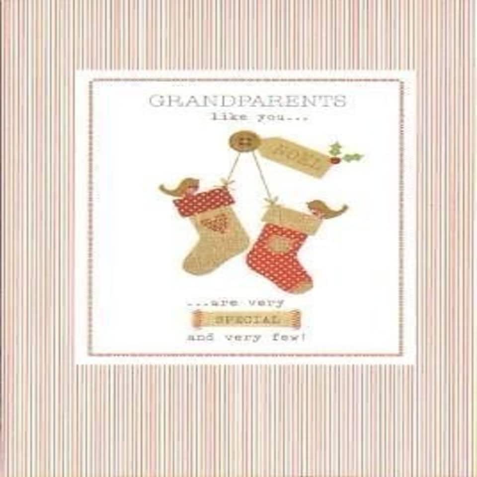 image 1 of Grandparents at Christmas Christmas Card