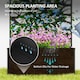 image 3 of Outsunny Metal Raised Garden Bed with Trellis, Elevated Planter Box Black