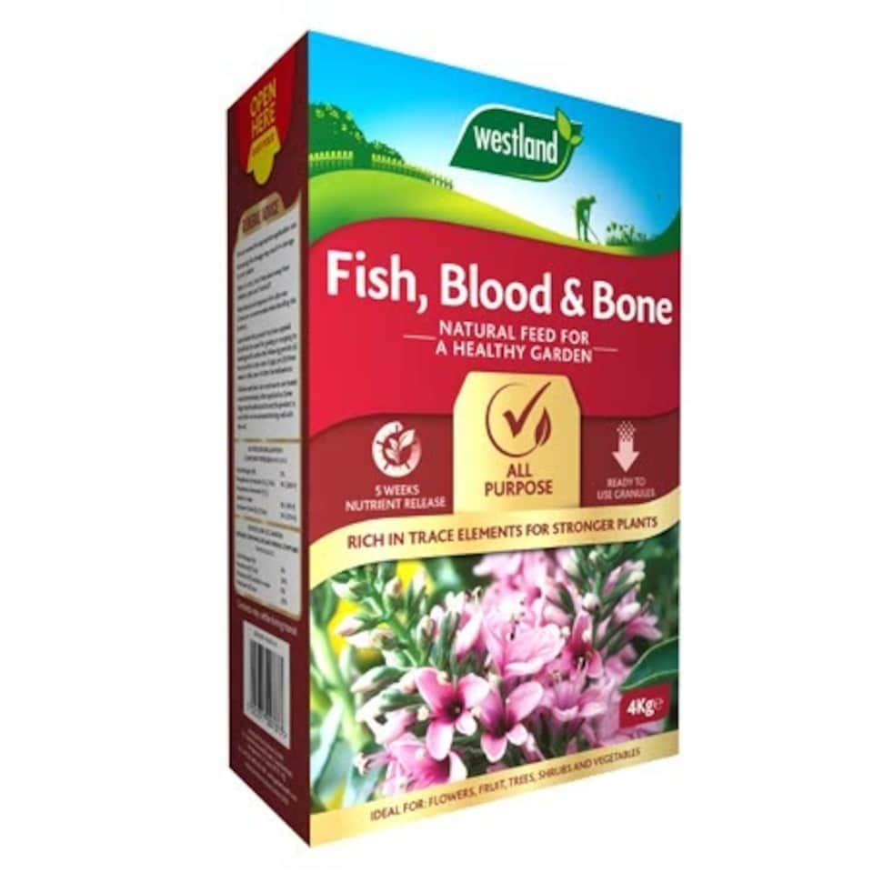 image 1 of Westland Fish, Blood & Bone Natural Plant Food Fertiliser NPK 3-9-3 8kg bucket