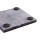 image 4 of Argon Tableware Marble Square Coasters - 10cm - Black - Pack of 6