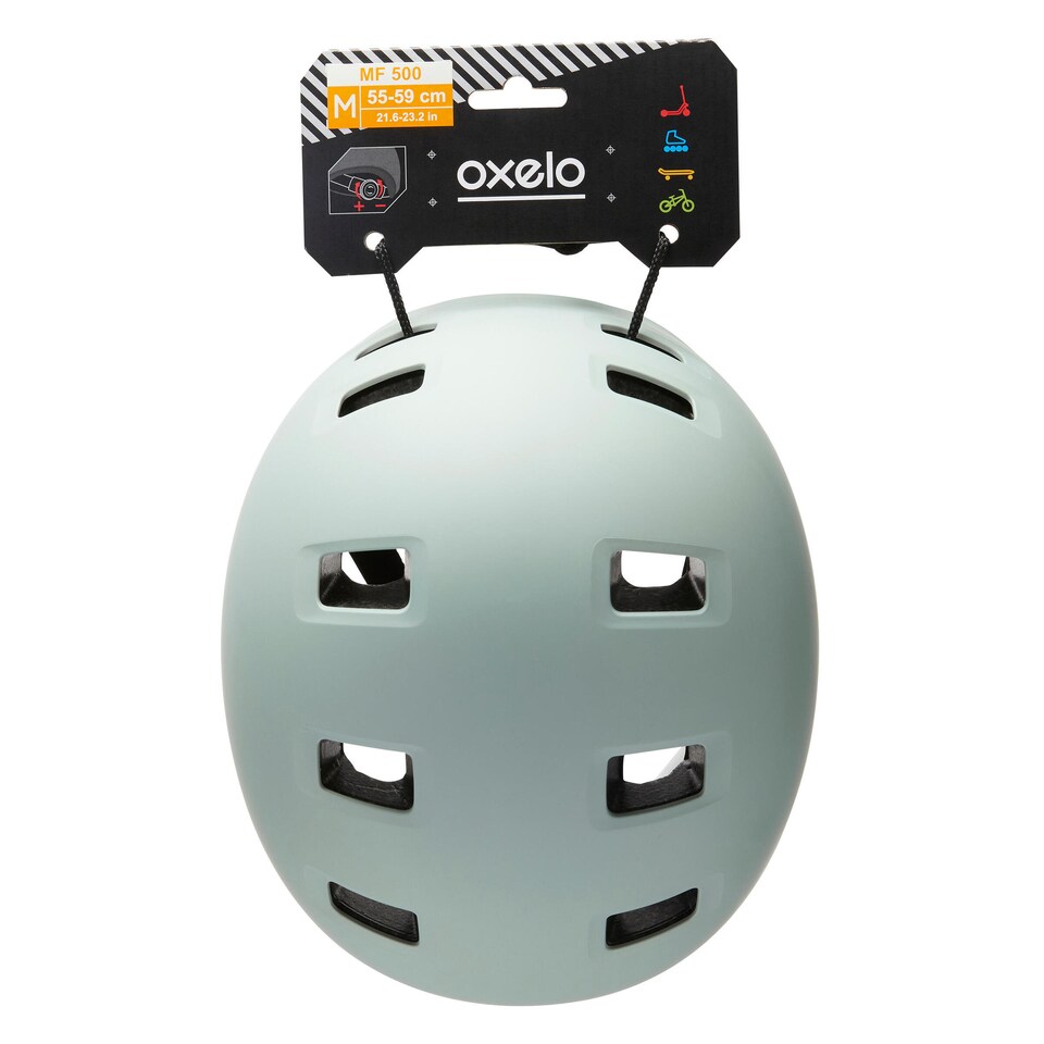 image 1 of Decathlon Inline Skating Skateboarding Scootering Helmet MF500