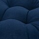 image 5 of Harbour Housewares Round Garden Chair Seat Cushion - Navy | Blue | Navy