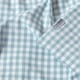 image 6 of Homescapes Cotton Gingham Check Blue Throw - 150 x 200 cm Blue