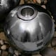 image 4 of Primrose Magma Triple Sphere Stainless Steel Fire & Water Feature & Reservoir