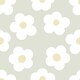 image 2 of Ditsy Daisy Wallpaper in Stone Multi