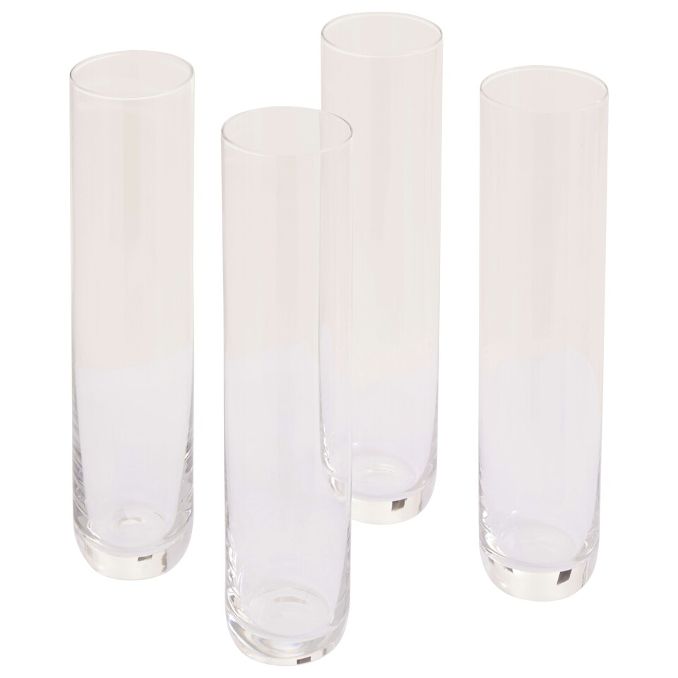 image 1 of Set Of Four Crystalline Hi Ball Glasses