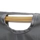 image 4 of JVL Bambanio Foldable Bamboo Laundry Storage Hamper, 100L - Grey Grey