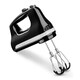 image 1 of KitchenAid 6 Speed Hand Mixer Flex Edge Onyx Black