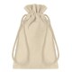 image 1 of MidOcean Taske Cotton Drawstring Bag - Beige - 22cm x 14cm Brown