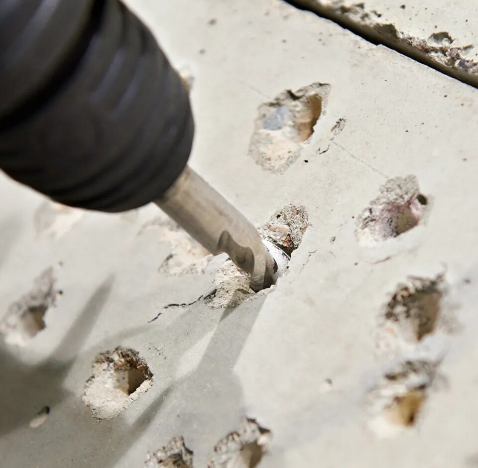 image 1 of Dekton 5pc 1/4'' Masonry Drill Set 4-10mm Speed Steel, Drills Through Concrete,