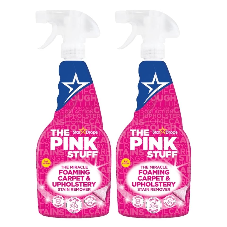 image 1 of The Pink Stuff Miracle Foaming Carpet & Upholstery Stain Remover 500ml