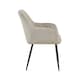 image 2 of SONARA Dining Chair Set of 2, Water-Repellent Plush Chenille Upholstered for Dining Room | Brown