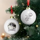 image 5 of Personalised Photo Upload Dog Christmas Bauble