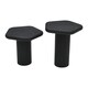 image 4 of Udaipur Pentagon End Table Black