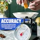 image 4 of 3kg Traditional Weighing Kitchen Scale Bowl Retro Scales Baking Black