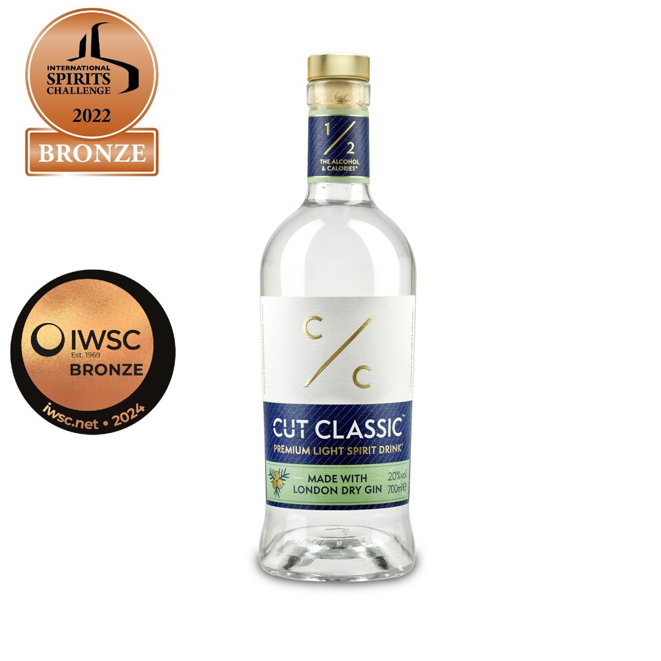 image 1 of Cut Classic Mid-Strength London Dry Spirit (6 x 70cl)