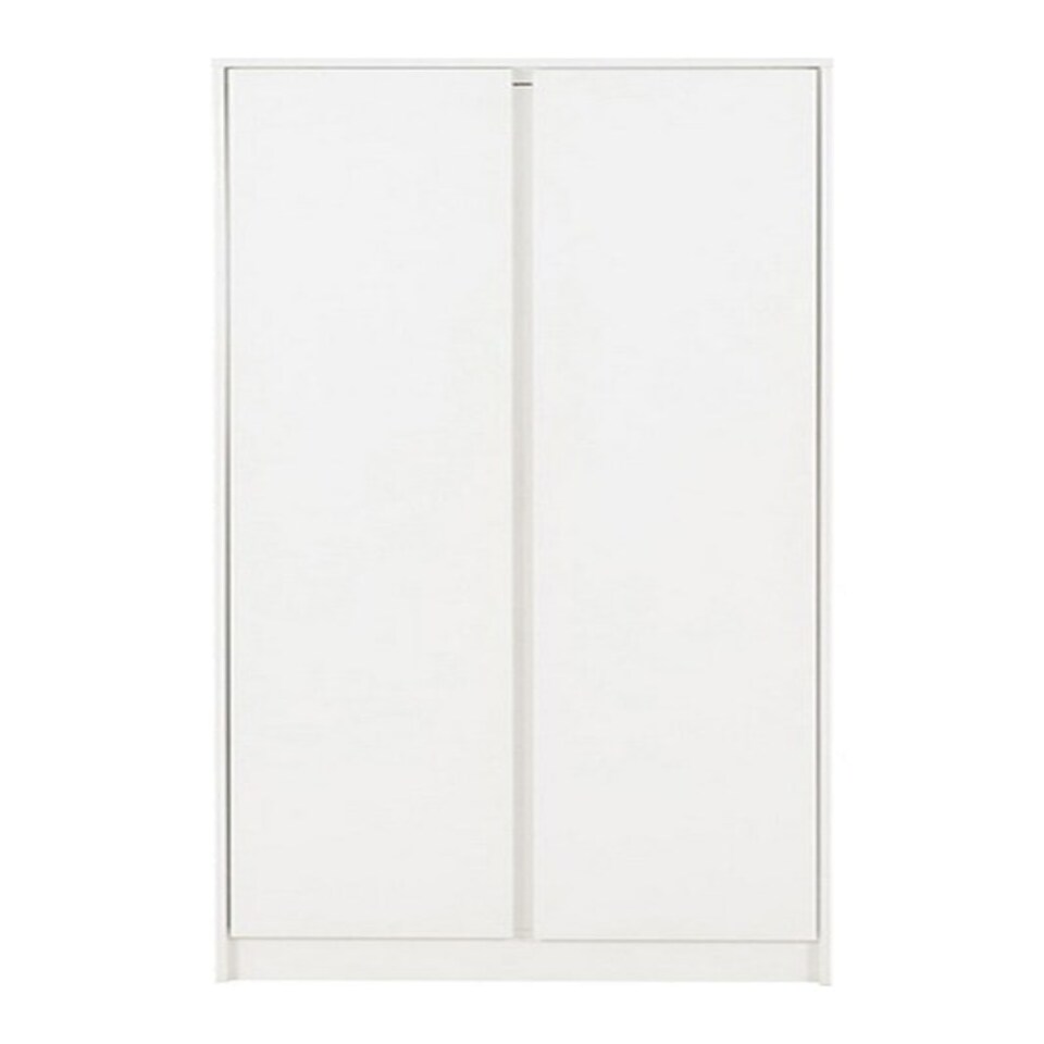 image 1 of Malvern 2 Door Wardrobe - L50.5 x W80 x H180 cm - White White