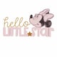 image 1 of Disney Minnie Hello Little Star Mantle Plaque Pink