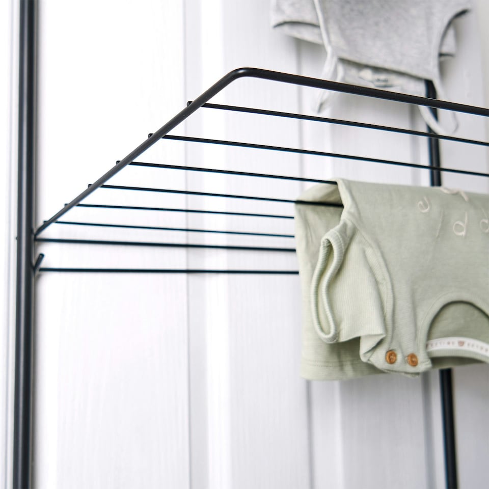 image 1 of OHS 3 Tier Foldable Over Door Clothes Airer Drying Rack