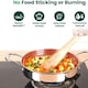 image 3 of Triply Stainless Steel Saute Pan 28cm, Nonstick 3-Layer Construction, Induction Compatible, with Steel Lid