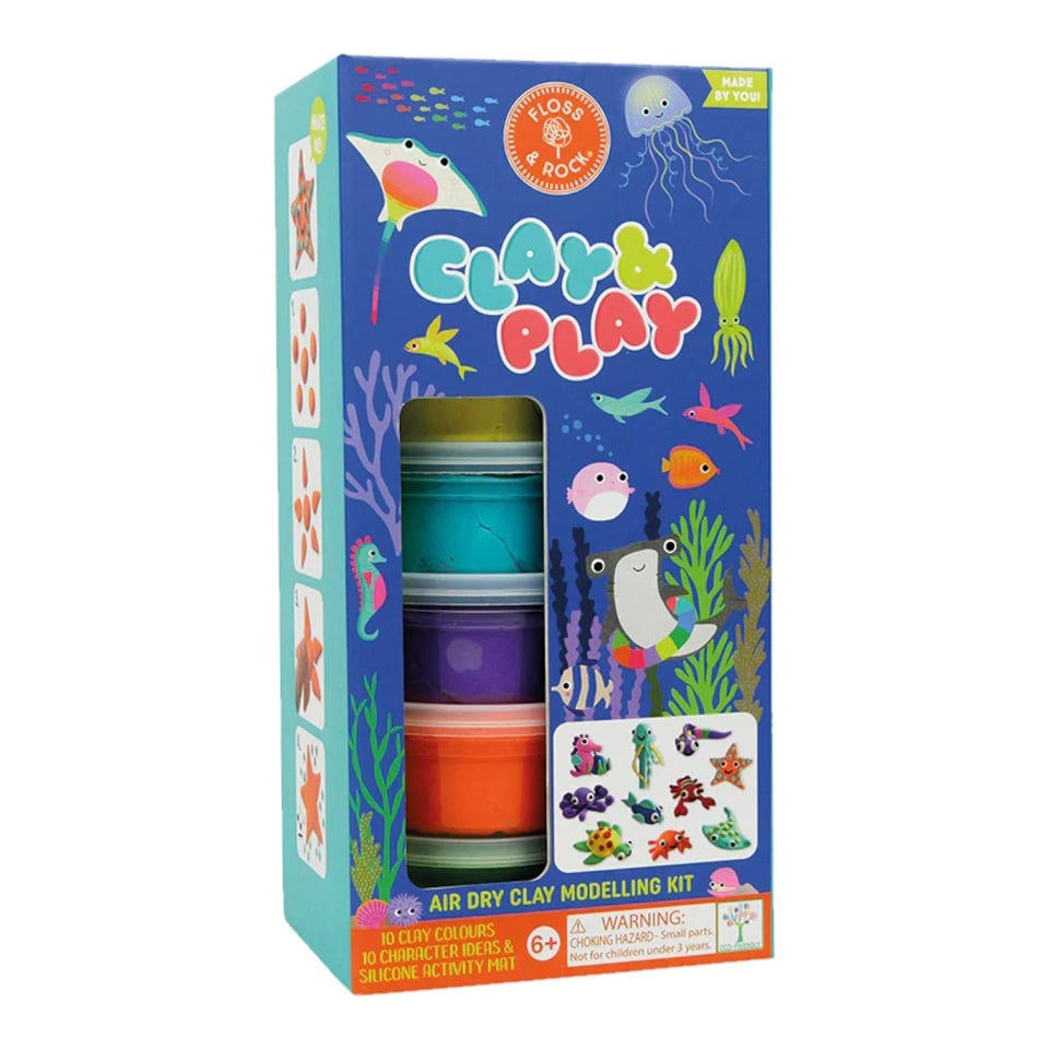 image 1 of Floss & Rock Clay & Play Modelling Kit - Ocean