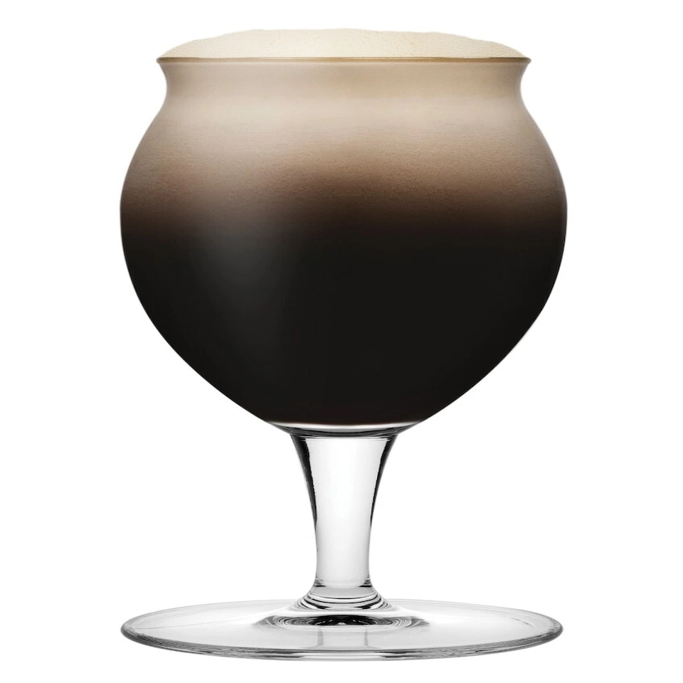 image 1 of 410ml Stemmed Beer Drinking Glasses Lager Stout Porter Bar Glass Goblets | Clear | Clear | Set of 8 | 8