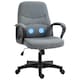 image 1 of Vinsetto Office Chair with Massage Swivel Chair Adjustable Height Grey