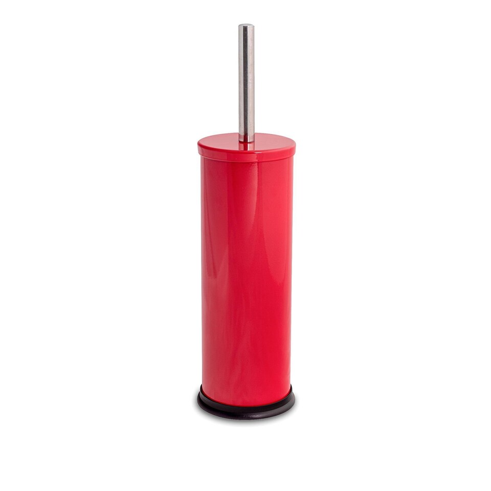 image 1 of Harbour Housewares Round Toilet Brush - Red | Red | Red