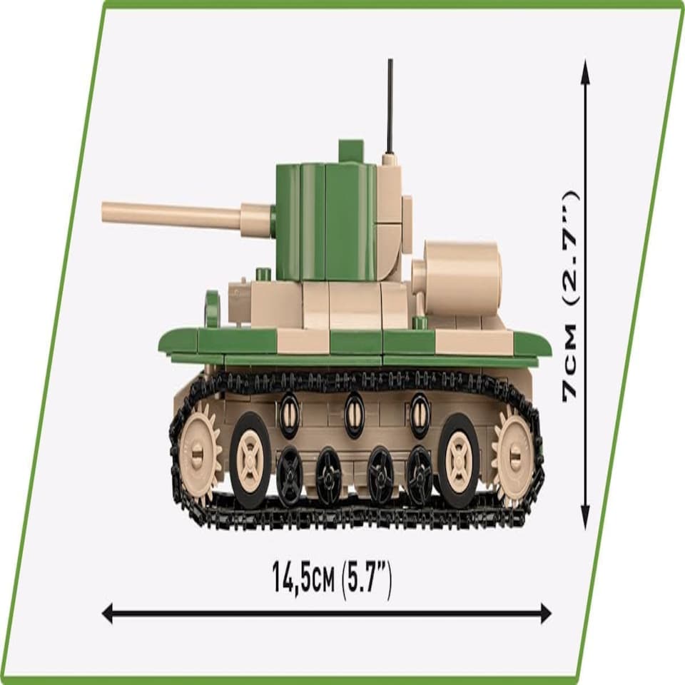 image 1 of Cobi 2740 - World War II - 3 Tank Pack 595 pcs