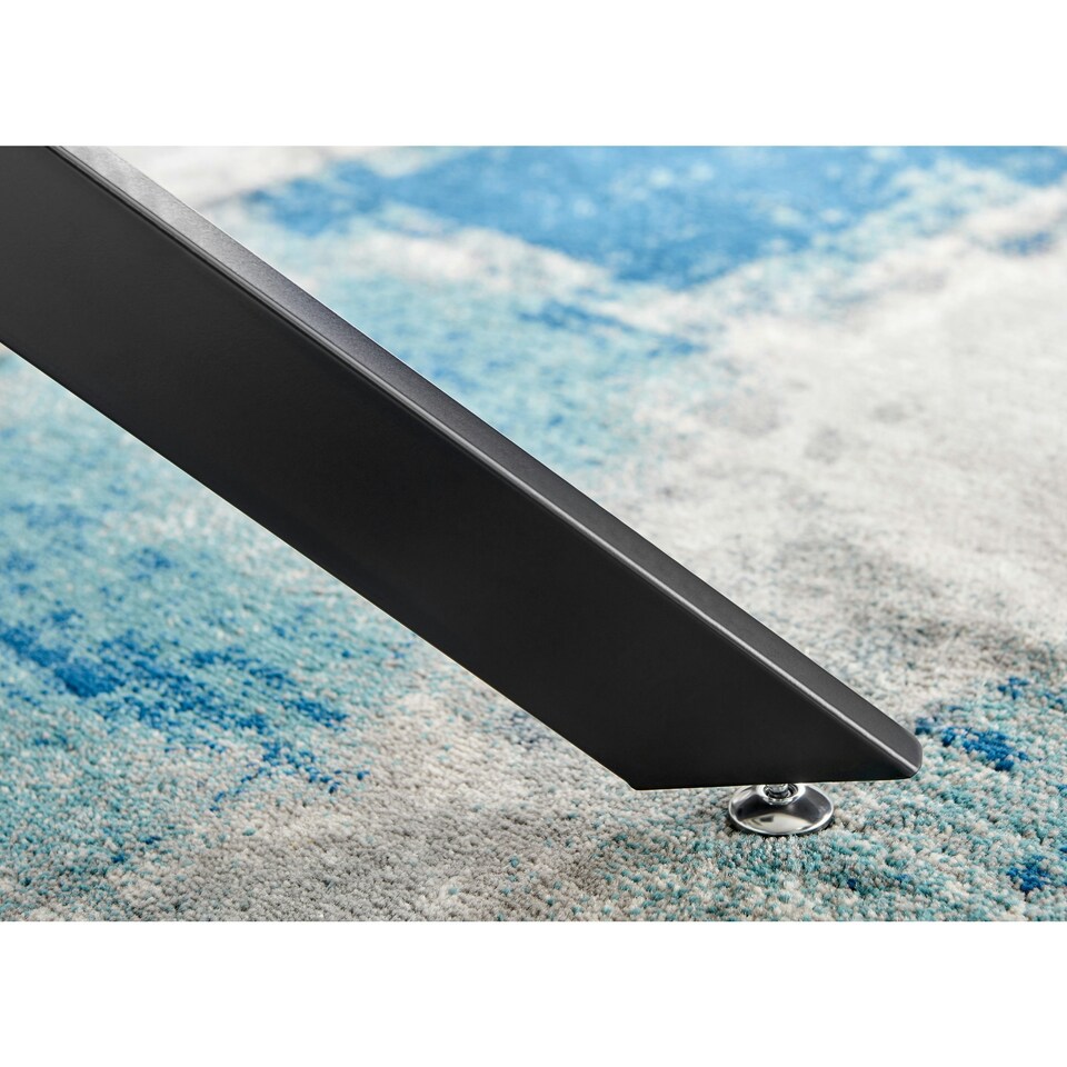 image 1 of Furniturebox Novara Round Black Leg 120cm Dining Table