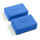 image 1 of Myga Pair of Foam Yoga Blocks - Royal Blue