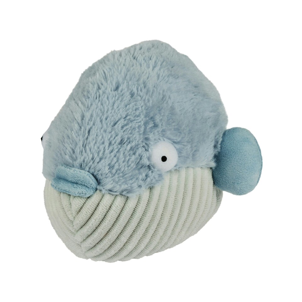 image 1 of Warmies Plush Pufferfish Microwavable Weighted Teddy