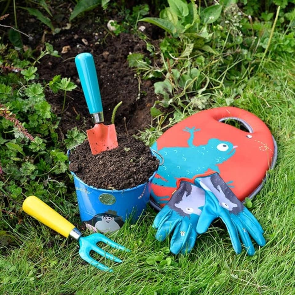 image 1 of National Trust Childrens Trowel and Fork Set by Burgon & Ball