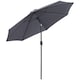 image 1 of Outsunny 2.7M Patio Umbrella Sunshade Canopy with Tilt and Crank Grey