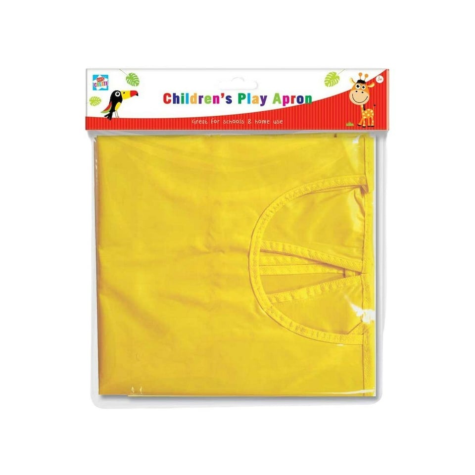 Anker Childrens/Kids Plain Craft Apron - Yellow - One Size