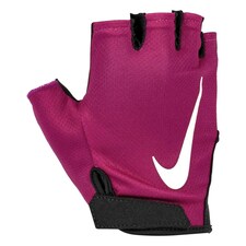 Nike Womens/Ladies Gym Essential 2024 Fitness Fingerless Gloves - Black/Fuchsia - M