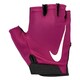 image 1 of Nike Womens/Ladies Gym Essential 2024 Fitness Fingerless Gloves - Black/Fuchsia - M