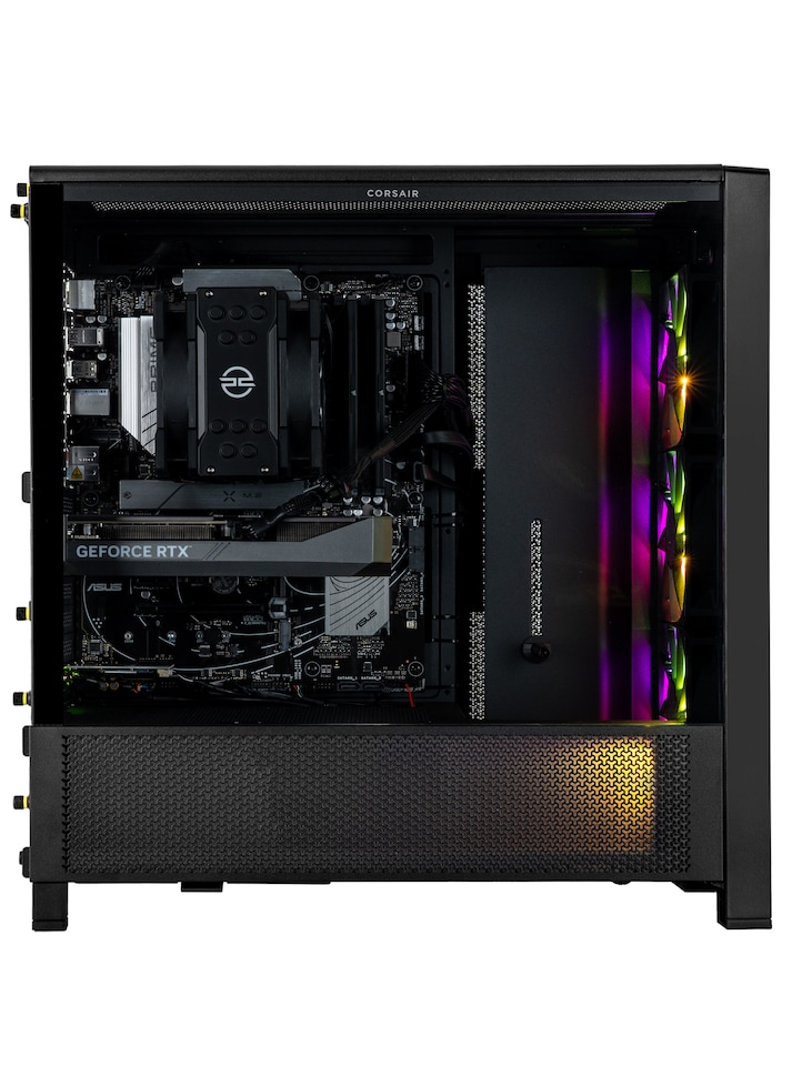 image 1 of PCSpecialist PRO Gaming PC - Ryzen 5 7500F Nvidia RTX 5060 32GB RAM 2TB M.2 SSD Windows 11 Home