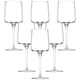 image 3 of Wine Glasses Clear Glass Goblets Stemware Barware | Clear | 6x 340ml