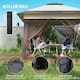 image 8 of Outsunny 3.6 x 3.6m Pop-up Tent Gazebo Instant Canopy Steel w/ Bag