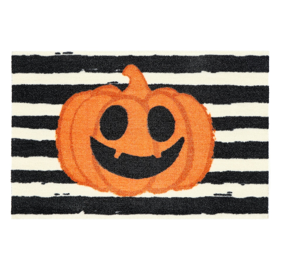 image 1 of My Mat Nylon Indoor Pattern My Pumpkin Stripe 50x75