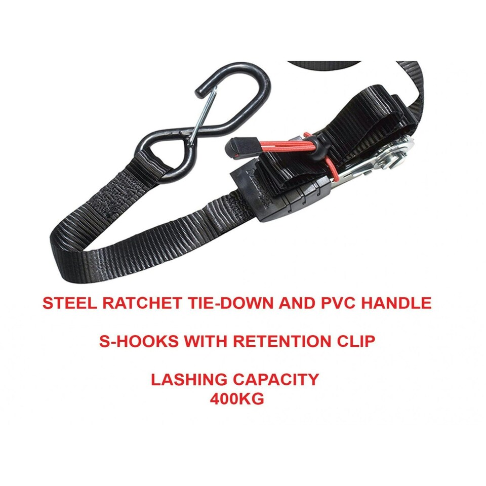 image 1 of Master Lock Spring Clamp Tie-down - Multi Colour - 4.25m (Pack of 2) | Multi | 4.25m (Pack of 2)