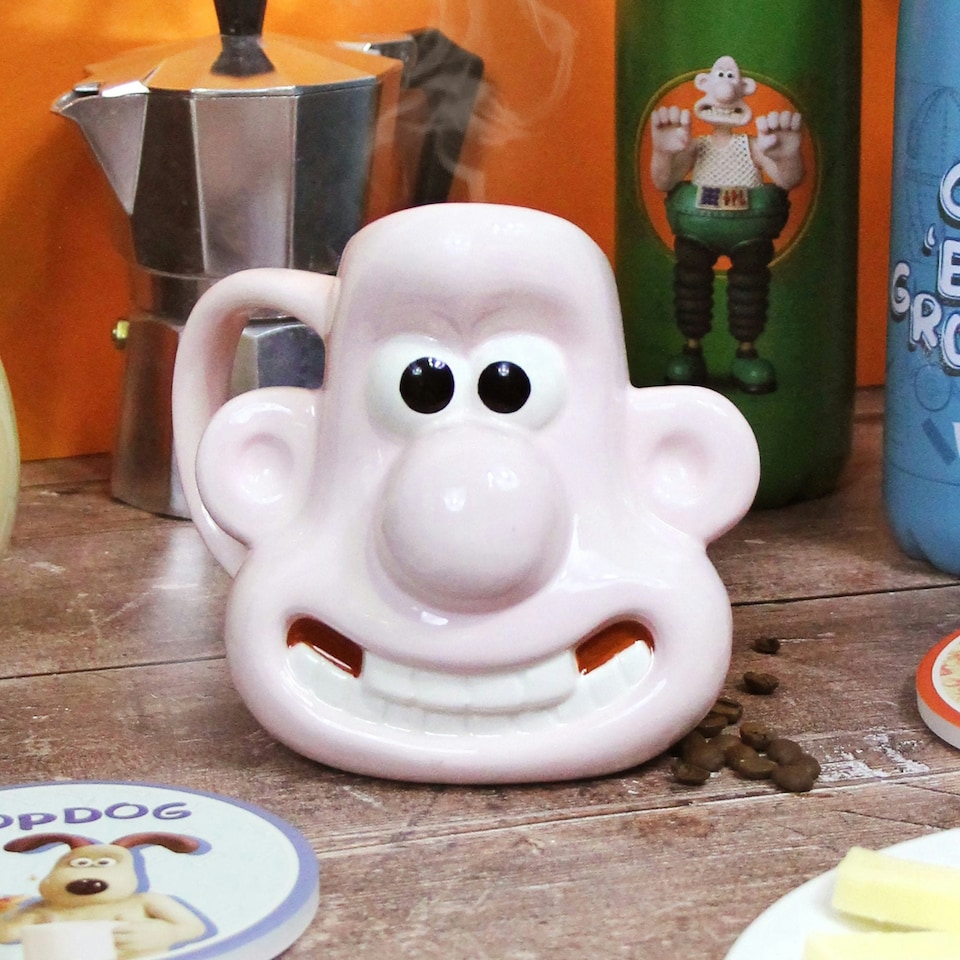 image 1 of Wallace & Gromit Wallace Boxed Shaped Mug