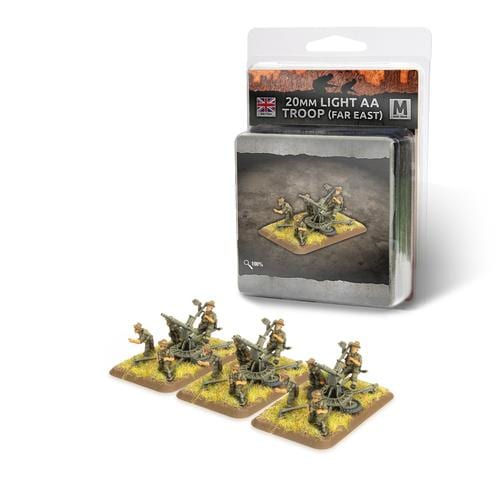 Flames of War: 20mm Light AA Troop (x3) - Brand New